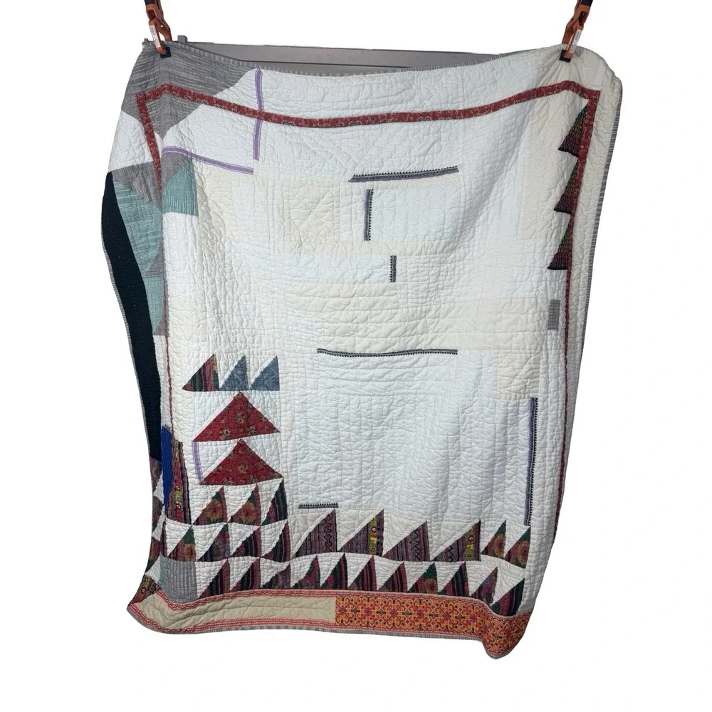 Counterpane Studio pauline boyd pottery barn quilt throw Hatchling Vintage